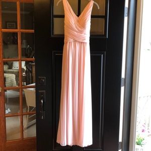 David’s Bridal Blush Pink Formal Dress